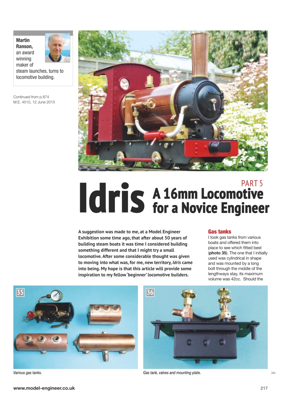 Model Engineer Preview Pages