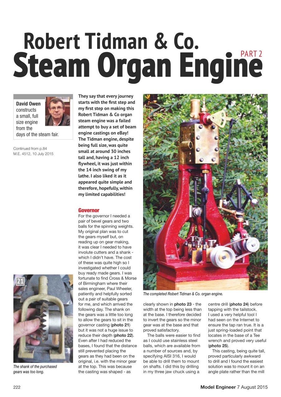 Model Engineer Preview Pages