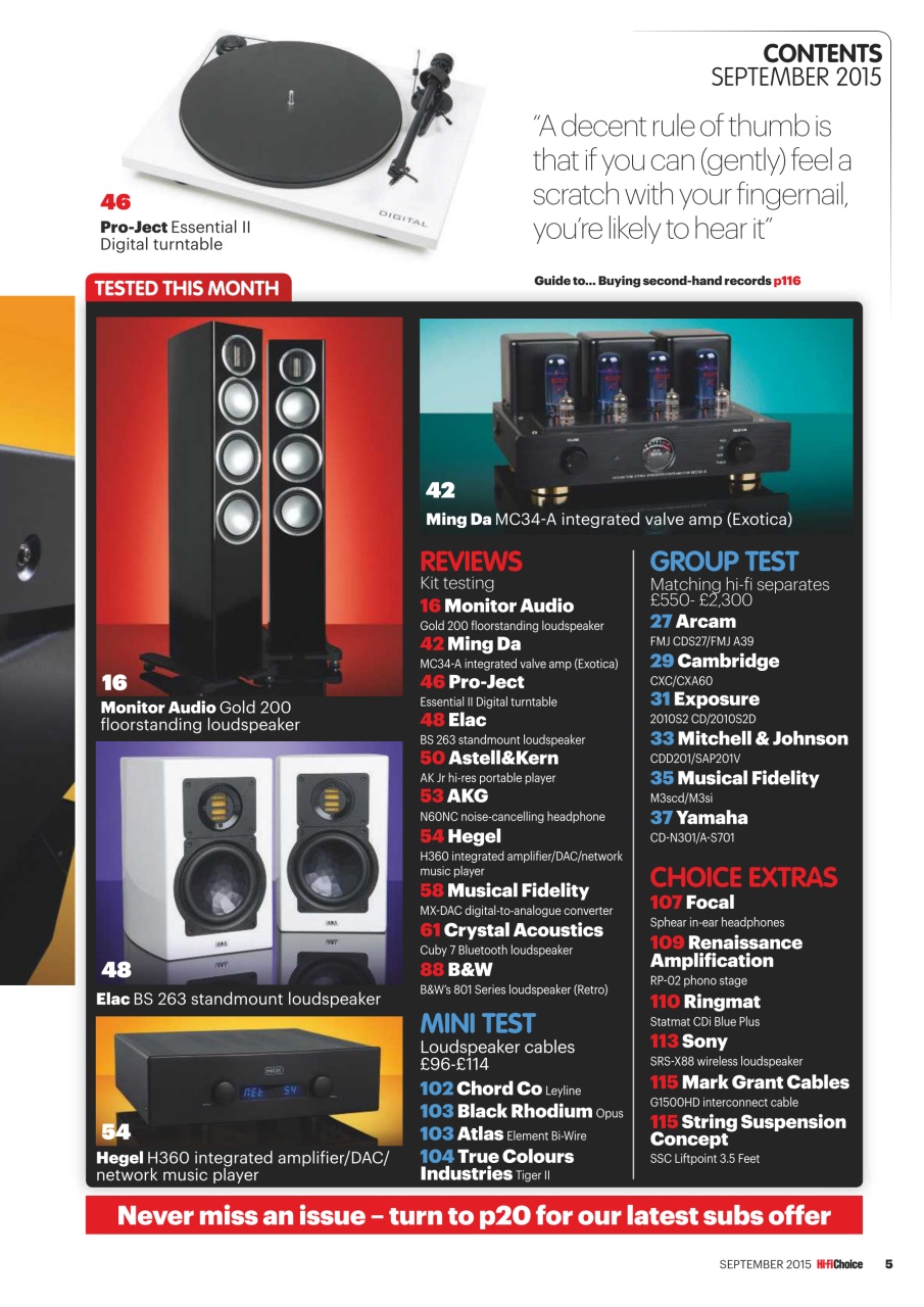 Hi-Fi Choice Preview Pages