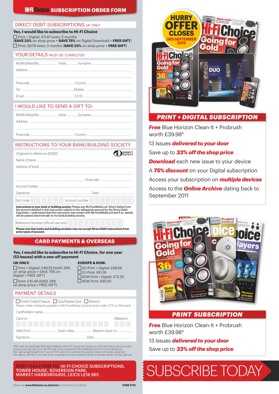 Hi-Fi Choice Preview Pages