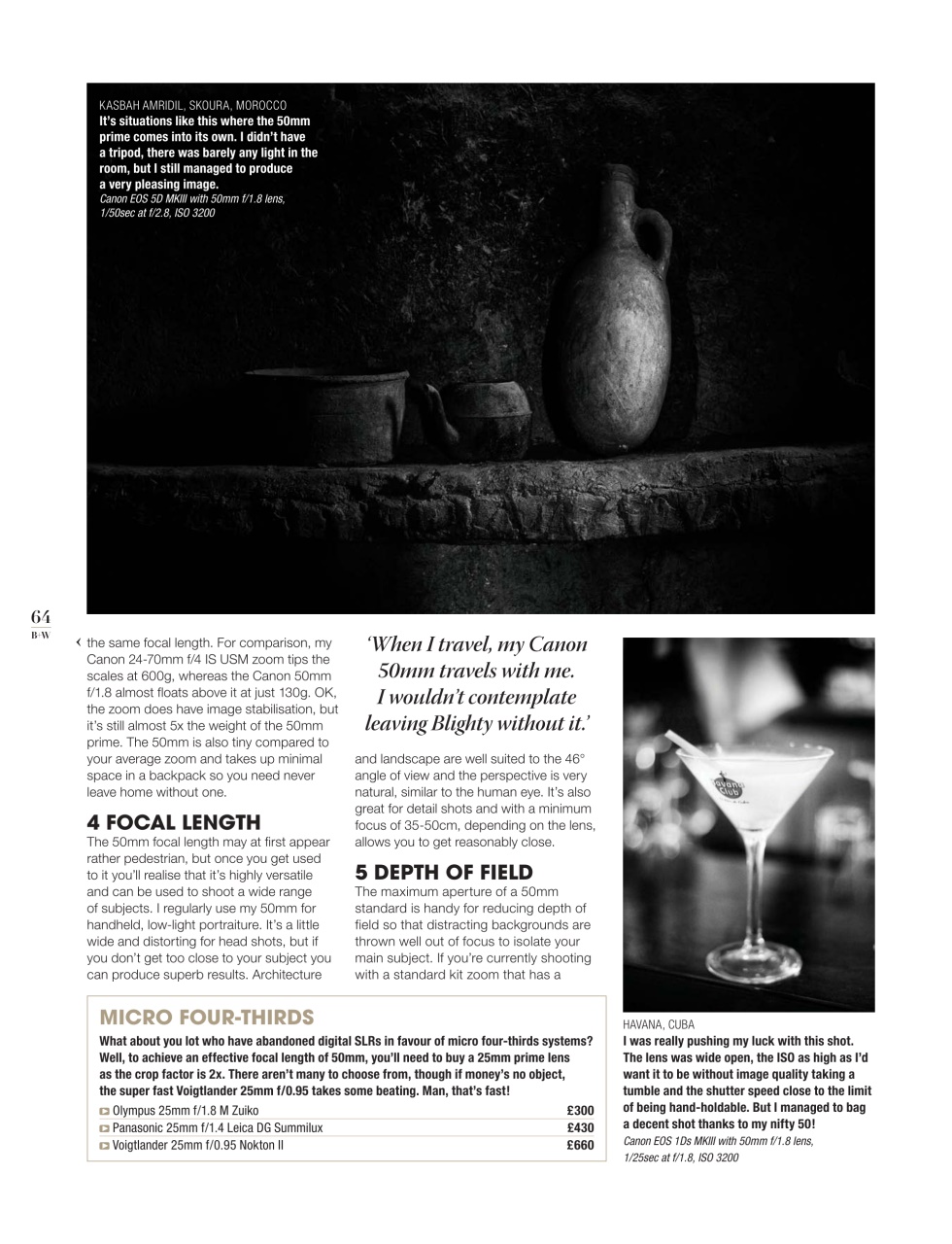 Black+White Photography Preview Pages