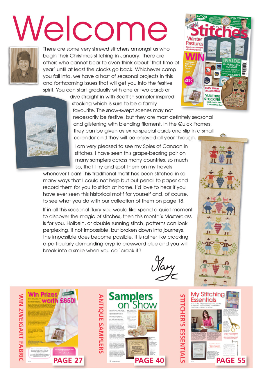 New Stitches Preview Pages