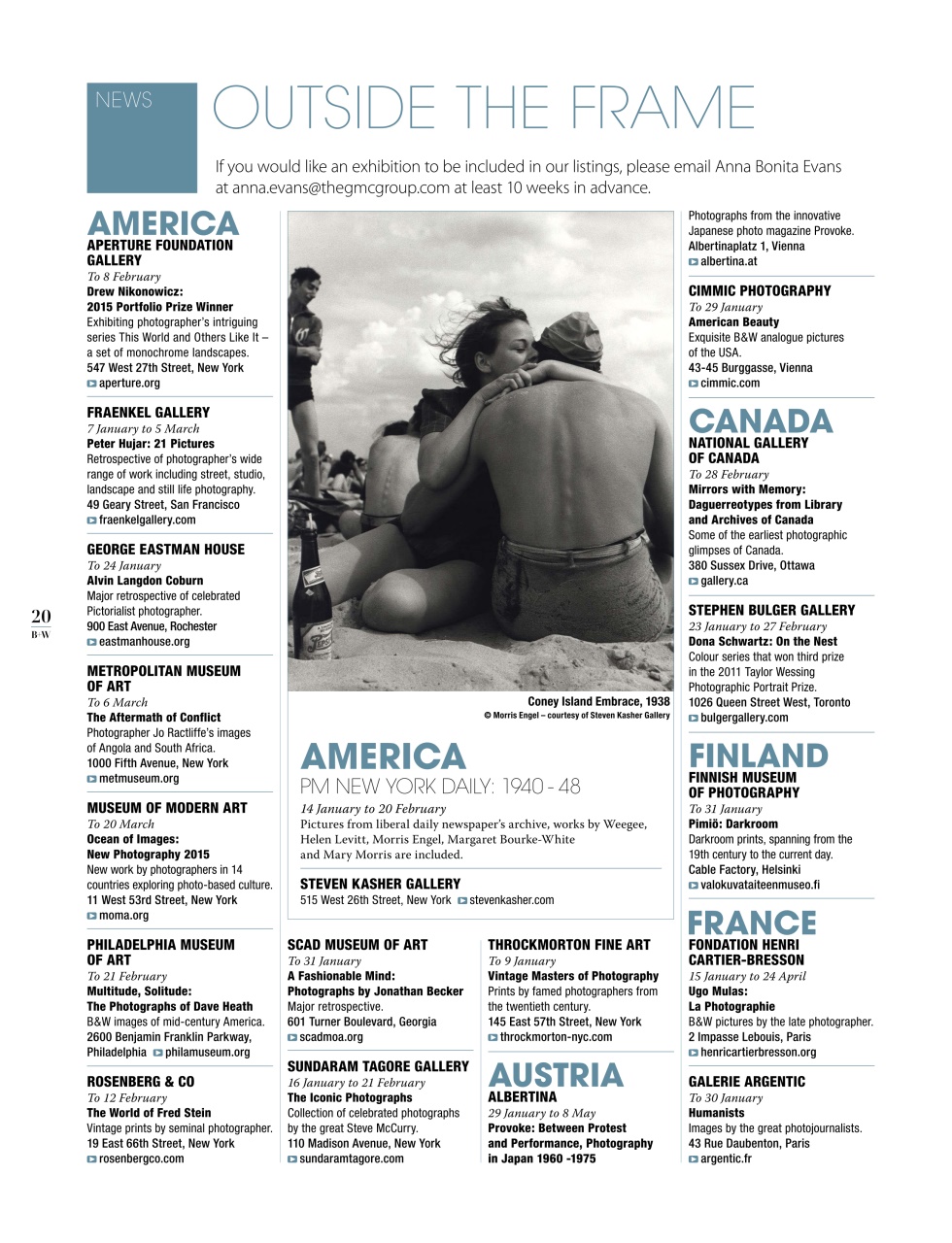 Black+White Photography Preview Pages