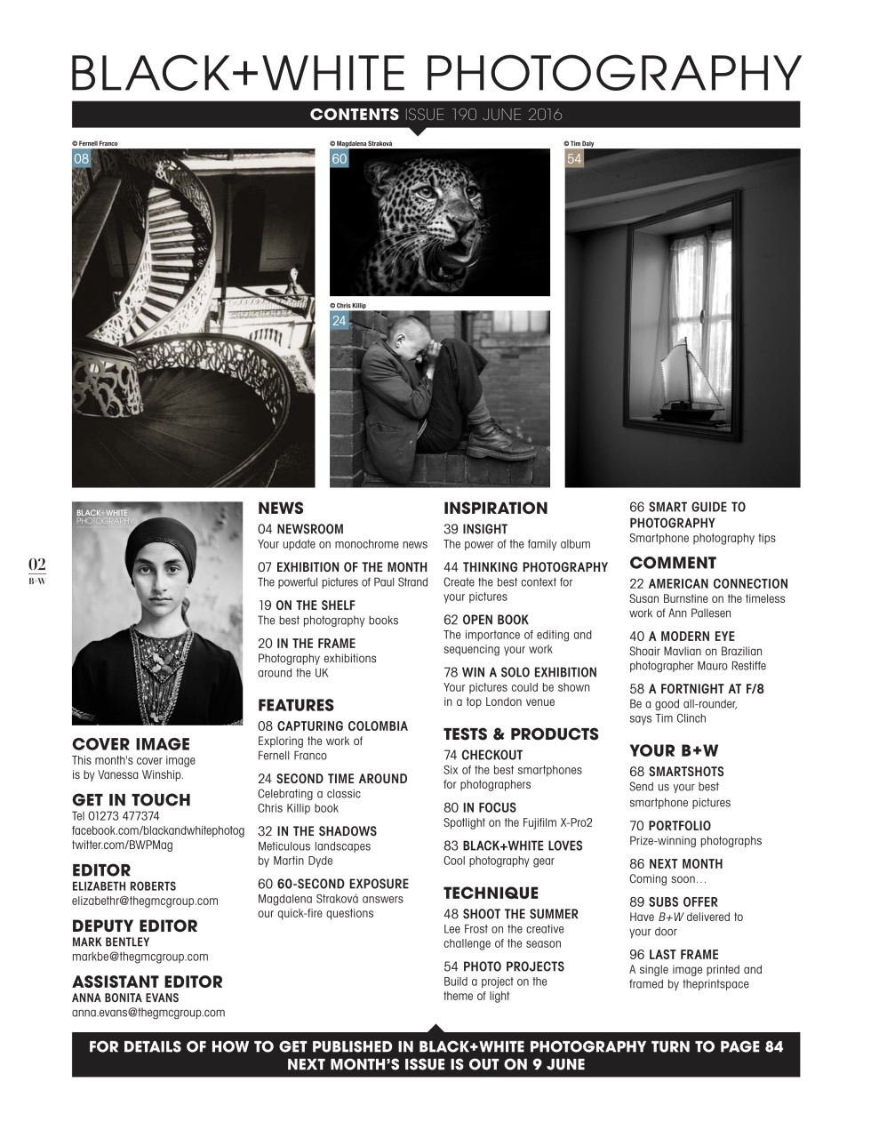 Black+White Photography Preview Pages