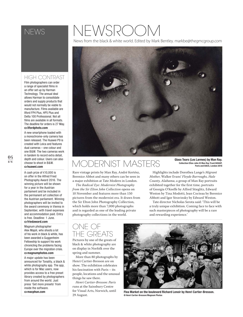Black+White Photography Preview Pages
