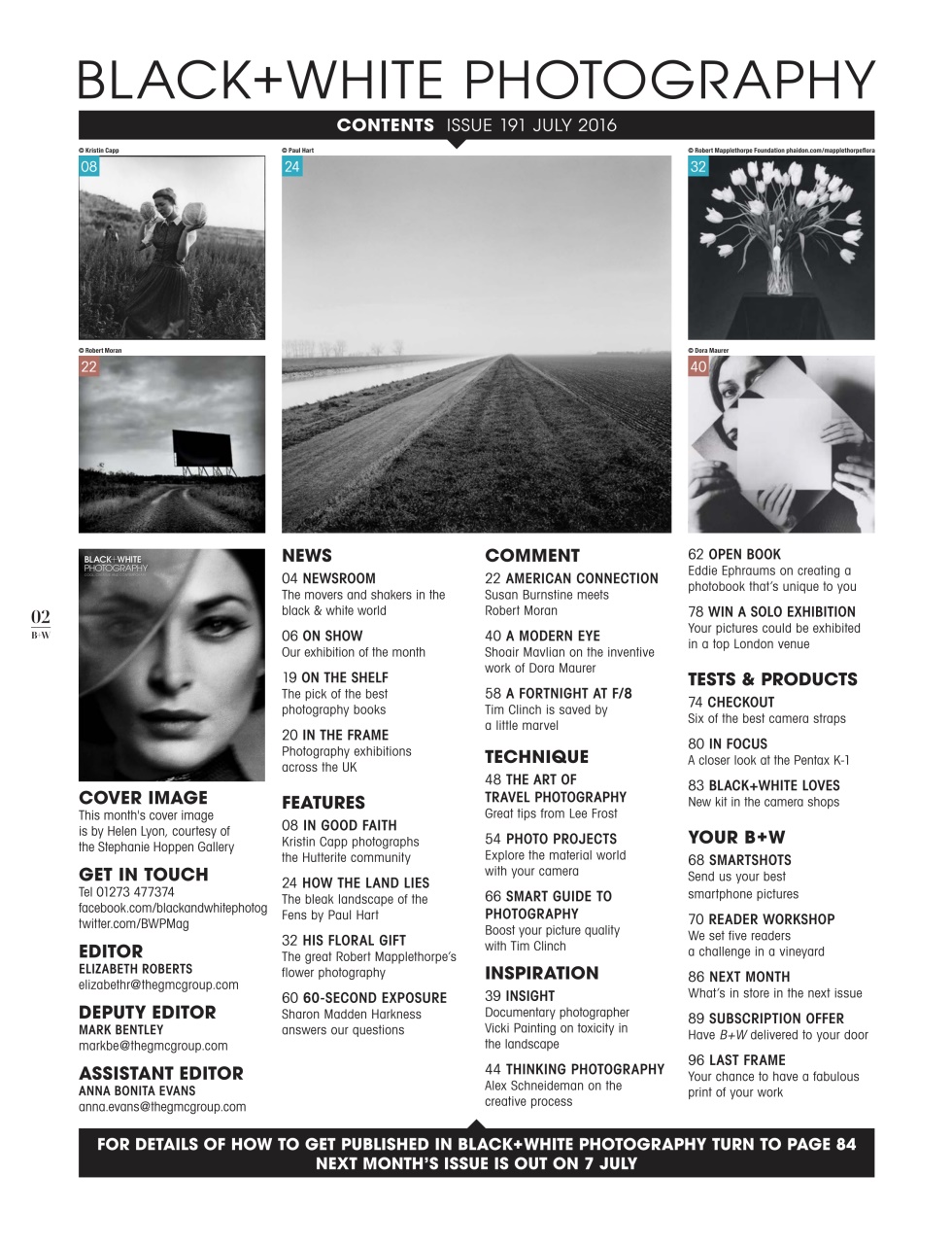 Black+White Photography Preview Pages