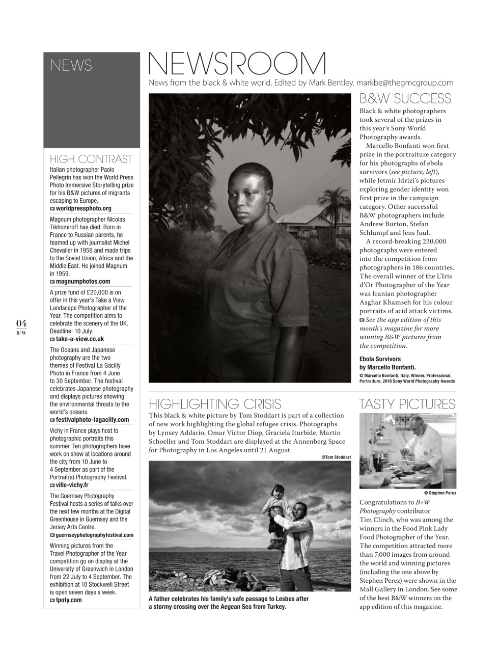Black+White Photography Preview Pages