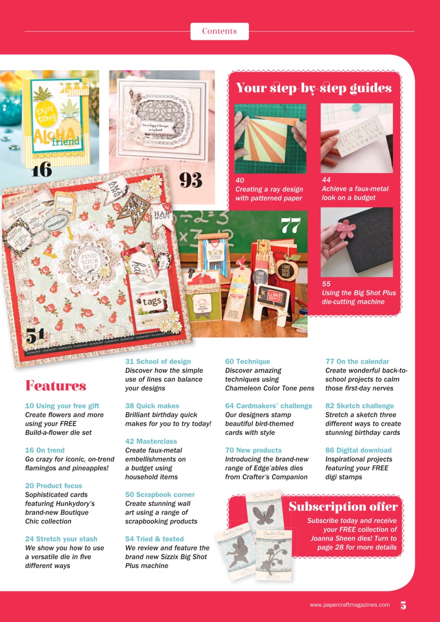 Simply Cards & Papercraft Preview Pages