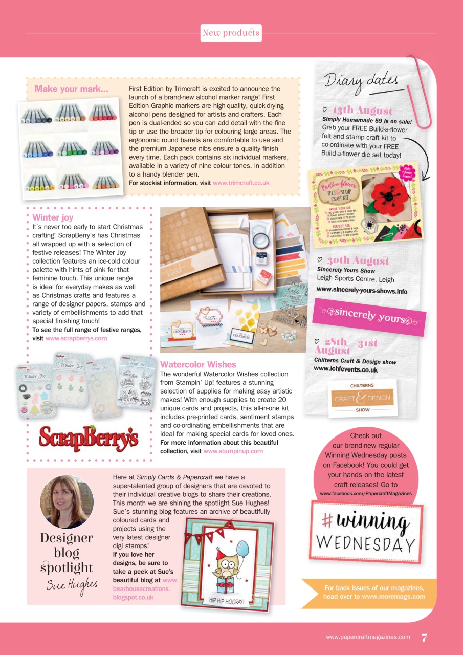 Simply Cards & Papercraft Preview Pages