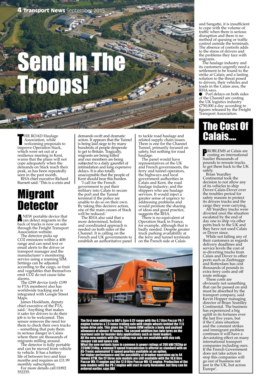 Transport News Preview Pages