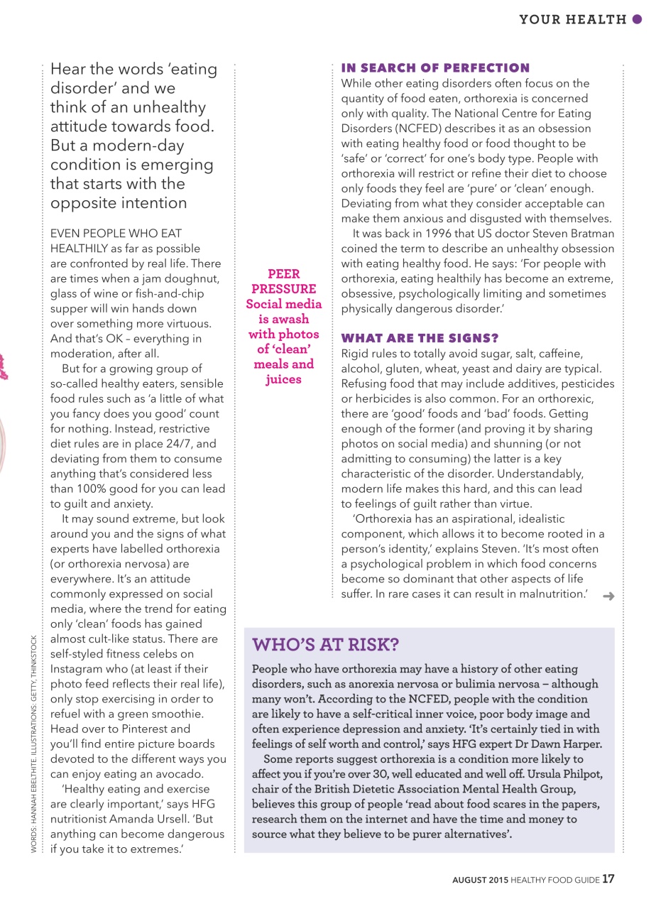 Healthy Food Guide Preview Pages