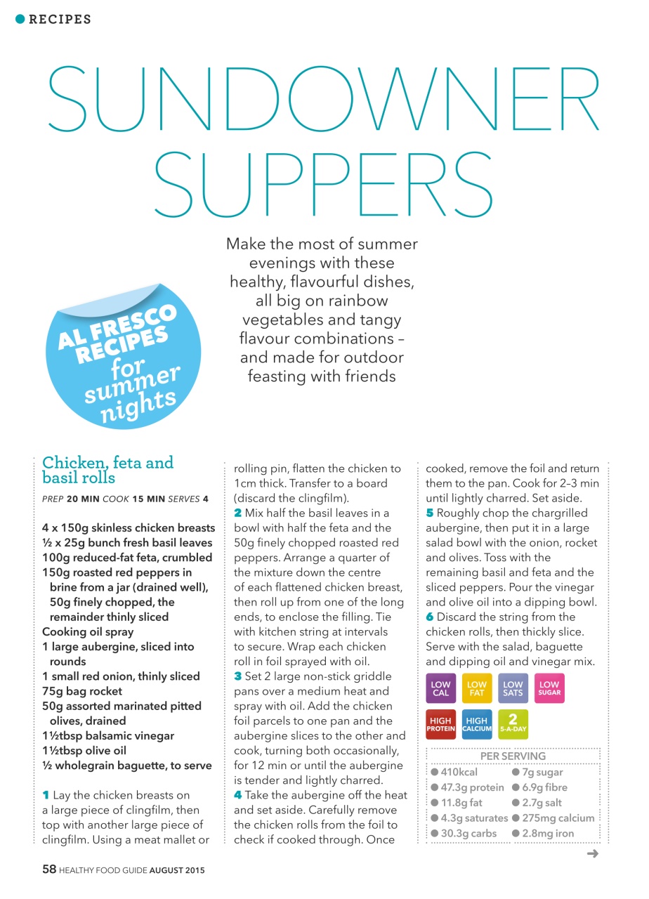 Healthy Food Guide Preview Pages