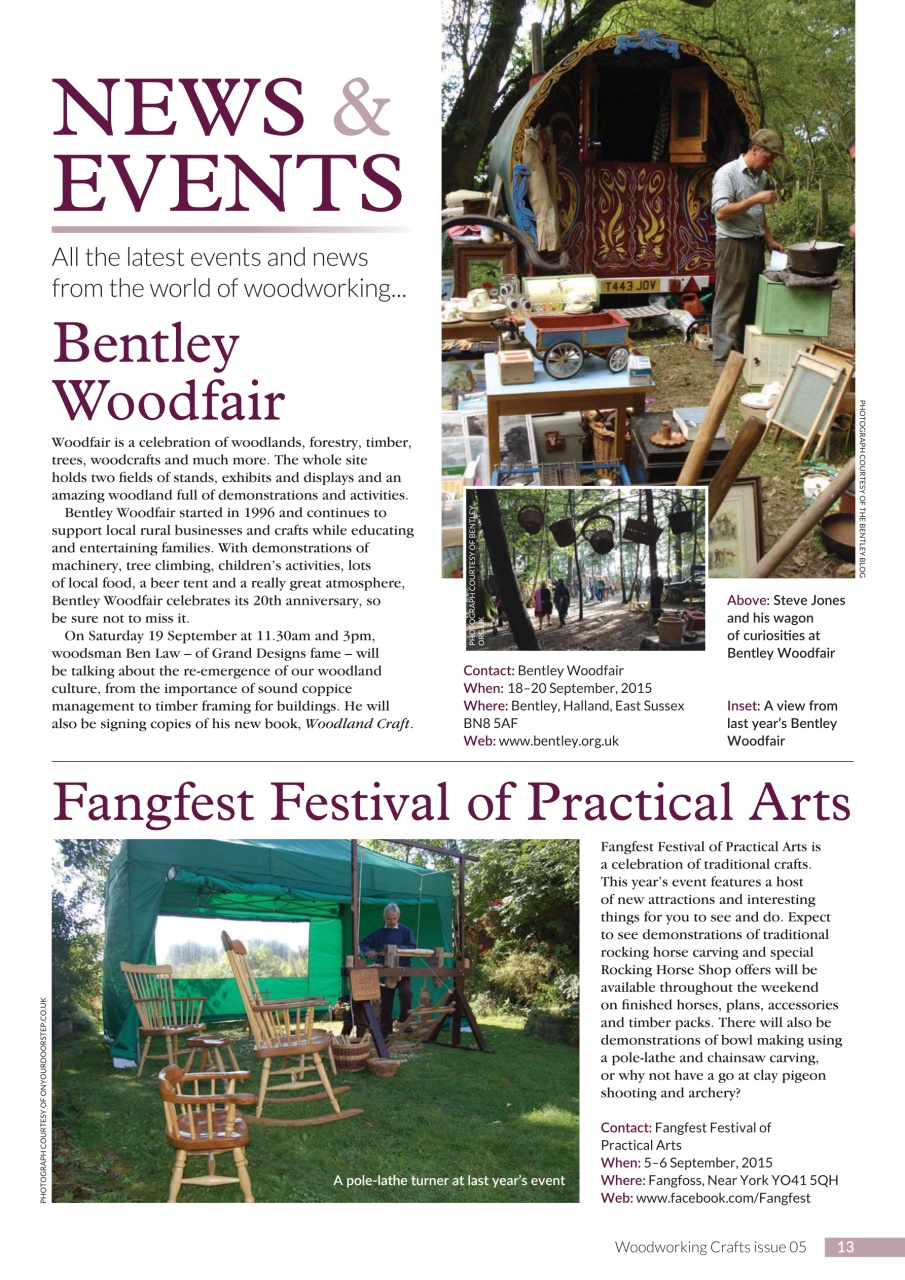 Woodworking Crafts Magazine Preview Pages