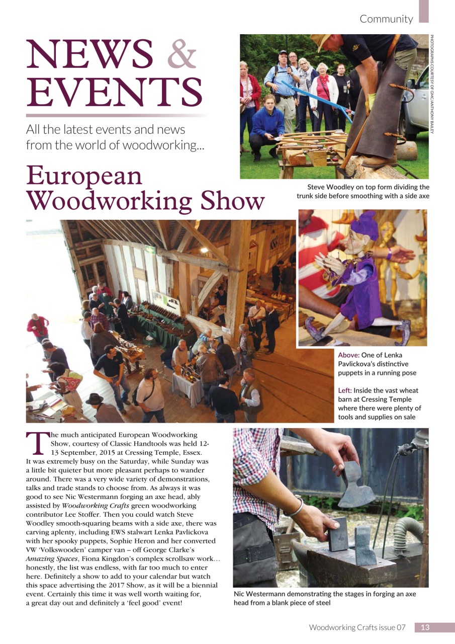 Woodworking Crafts Magazine Preview Pages