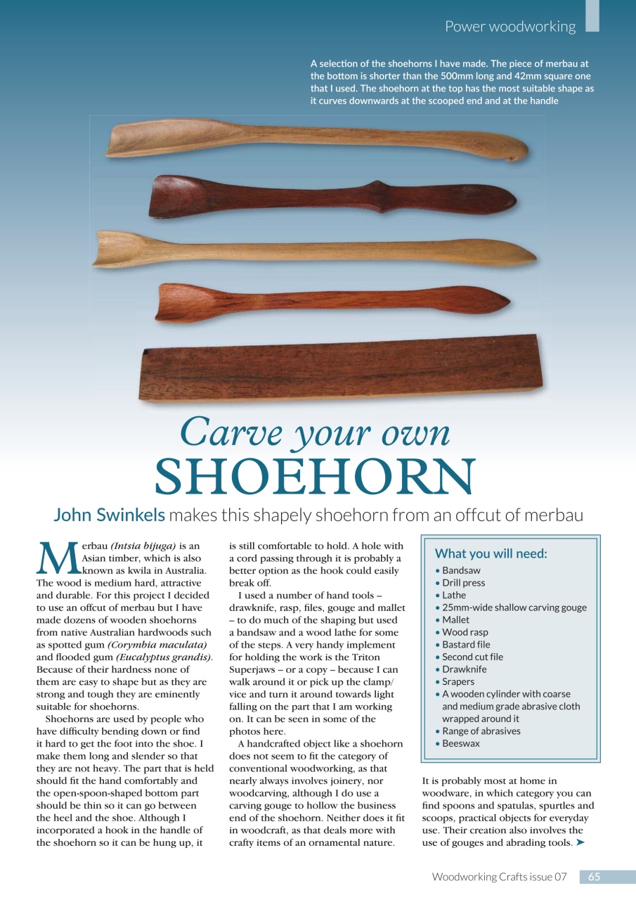 Woodworking Crafts Magazine Preview Pages