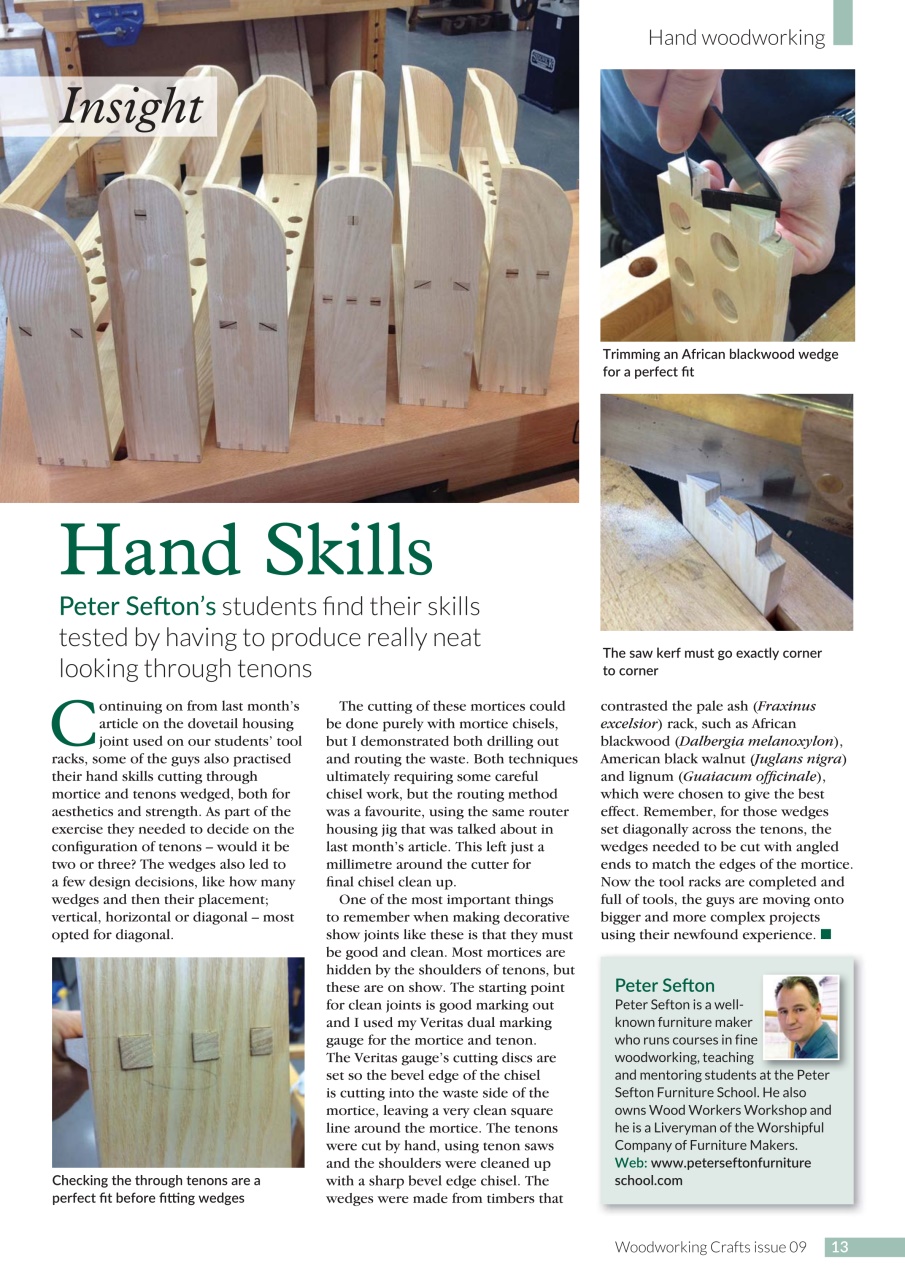 Woodworking Crafts Magazine Preview Pages