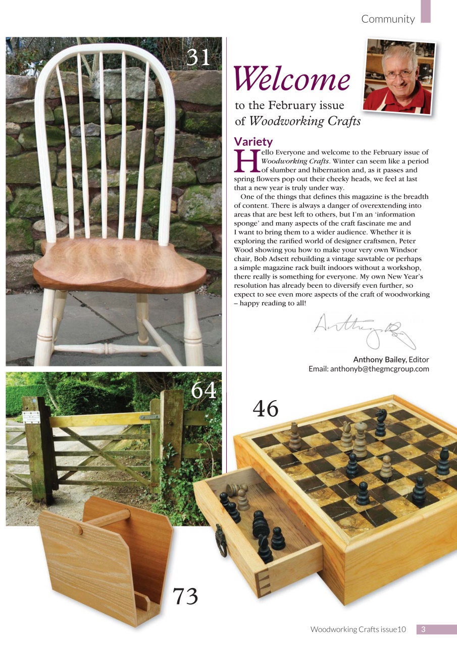 Woodworking Crafts Magazine Preview Pages