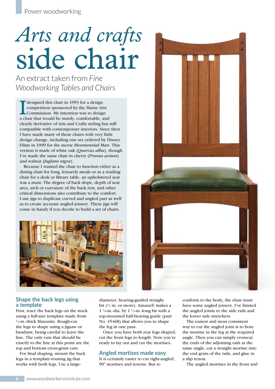Woodworking Crafts Magazine Preview Pages