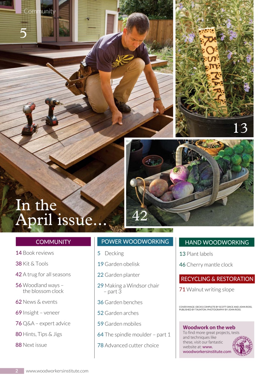 Woodworking Crafts Magazine Preview Pages