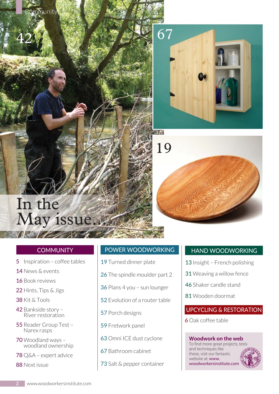Woodworking Crafts Magazine Preview Pages