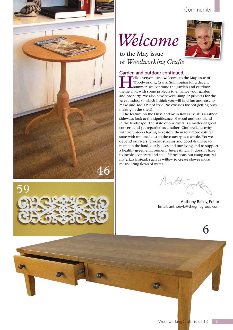 Woodworking Crafts Magazine Preview Pages