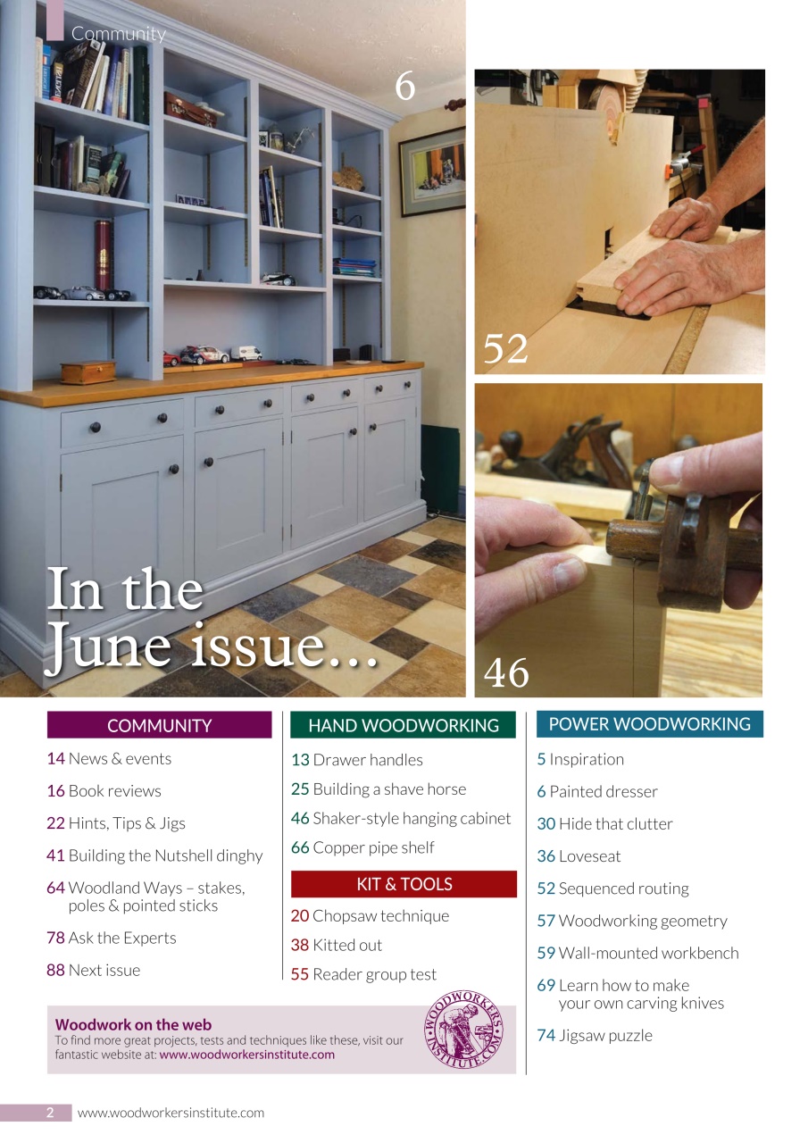 Woodworking Crafts Magazine Preview Pages