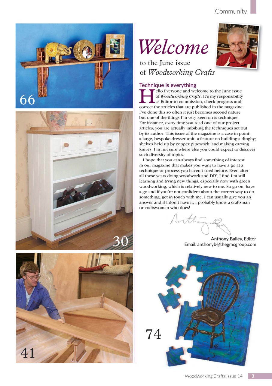 Woodworking Crafts Magazine Preview Pages
