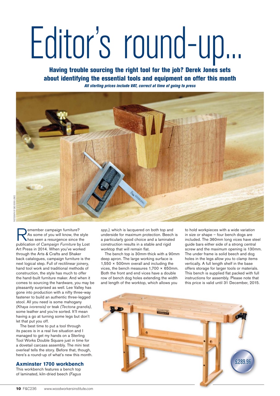 Furniture & Cabinetmaking Preview Pages