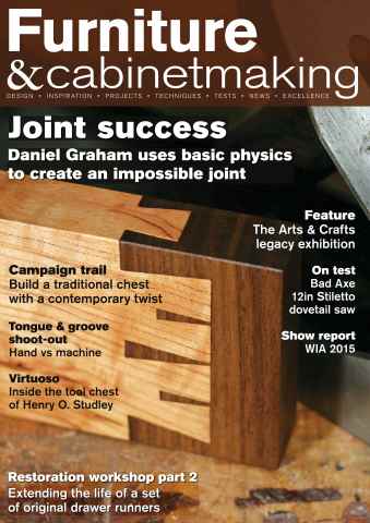 Furniture & Cabinetmaking issue Winter 2015