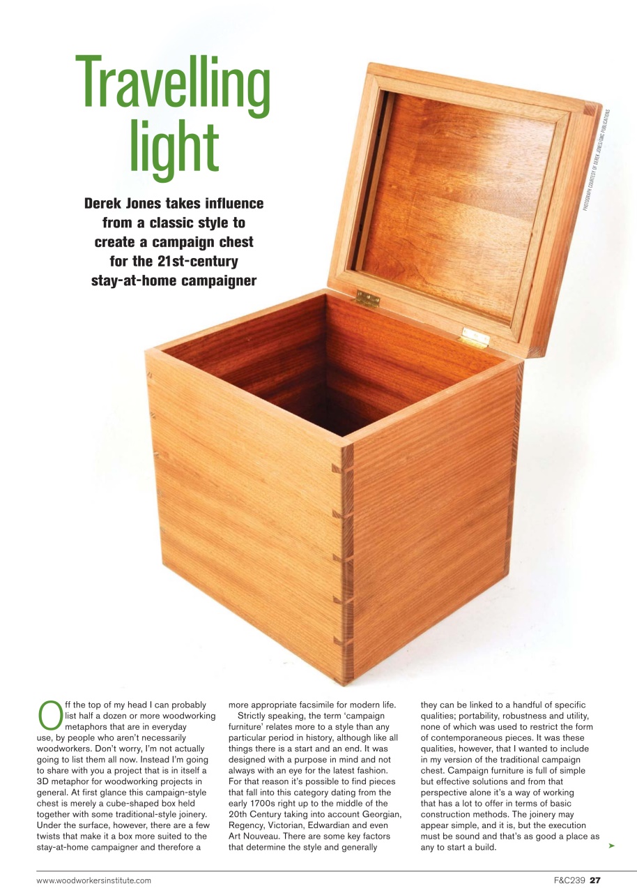 Furniture & Cabinetmaking Preview Pages