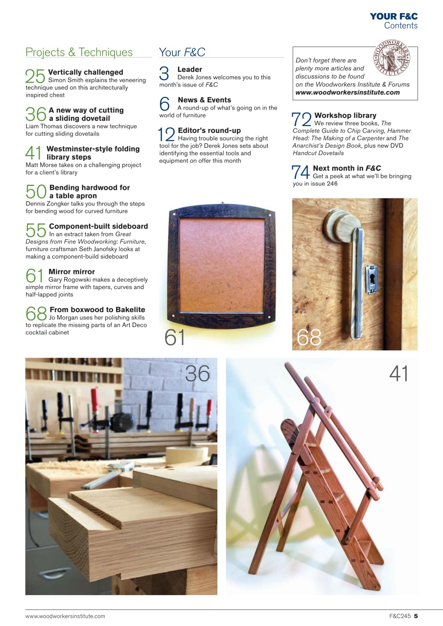 Furniture & Cabinetmaking Preview Pages
