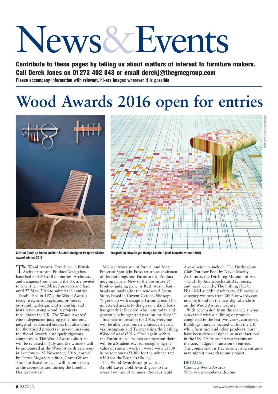 Furniture & Cabinetmaking Preview Pages