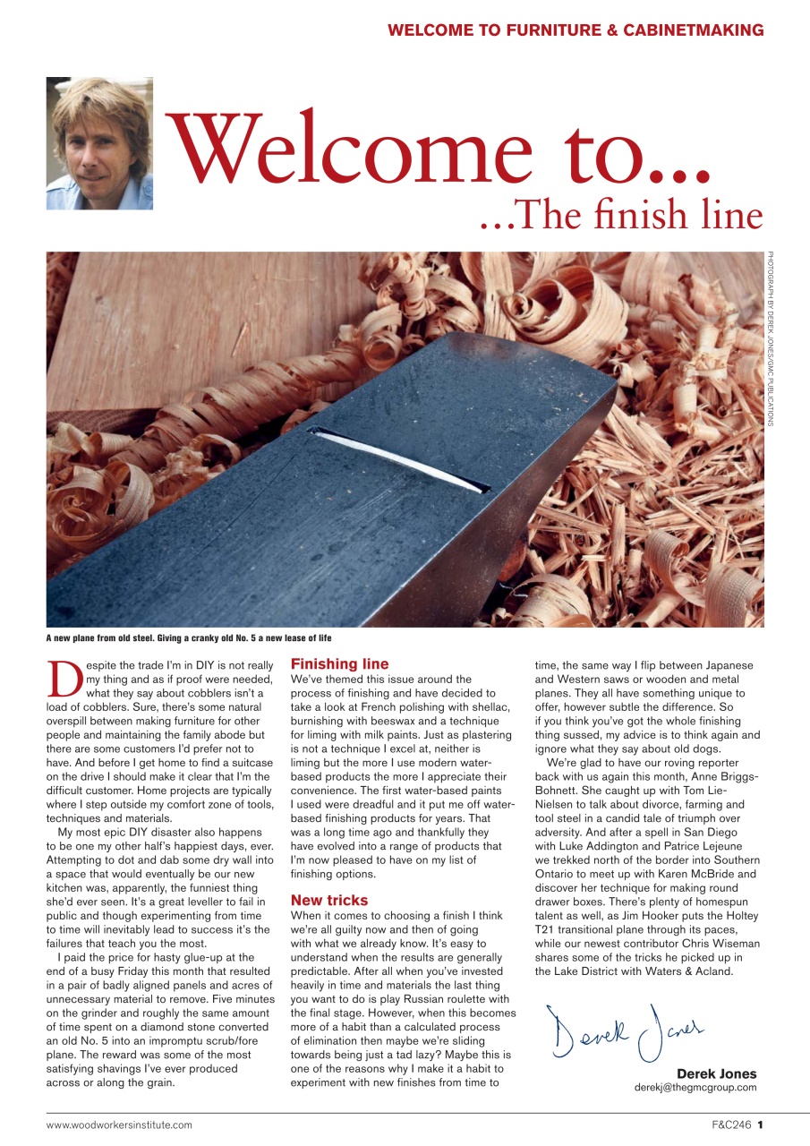 Furniture & Cabinetmaking Preview Pages