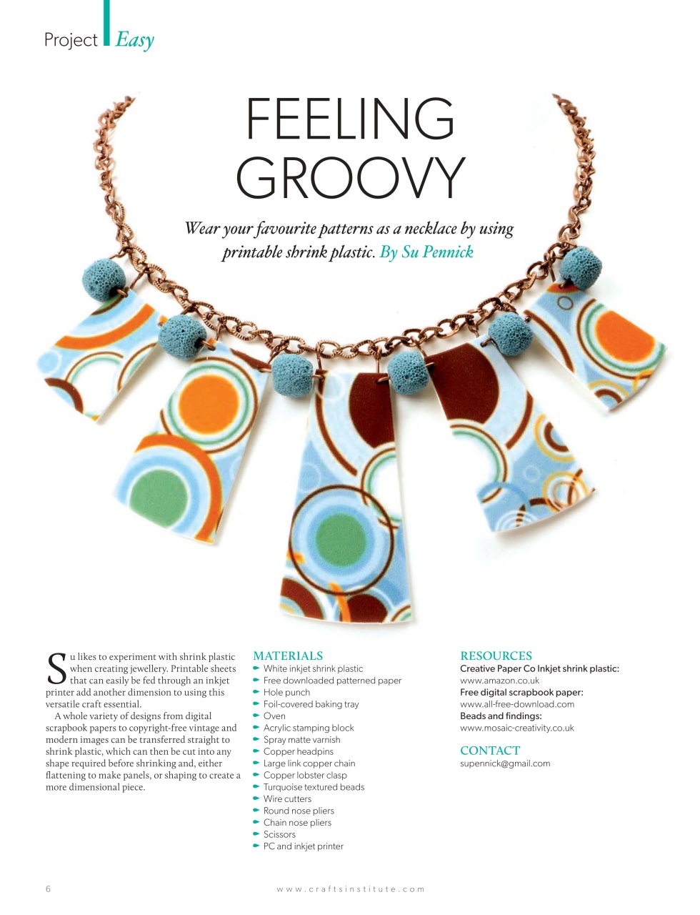 Making Jewellery Preview Pages