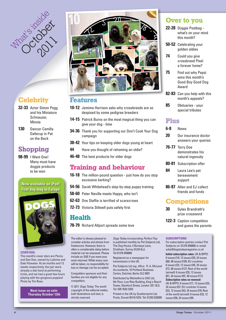 Dogs Today Magazine Preview Pages