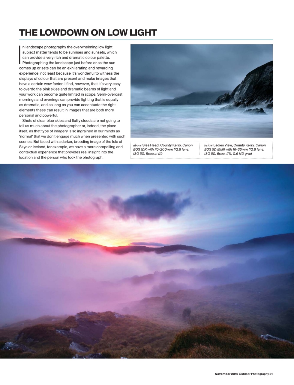 Outdoor Photography Preview Pages