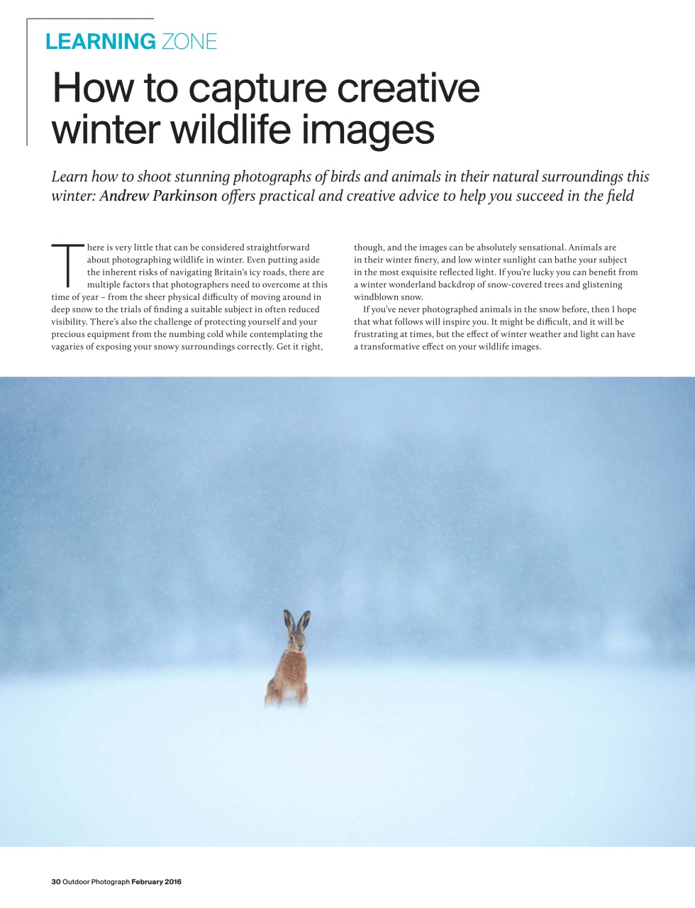 Outdoor Photography Preview Pages