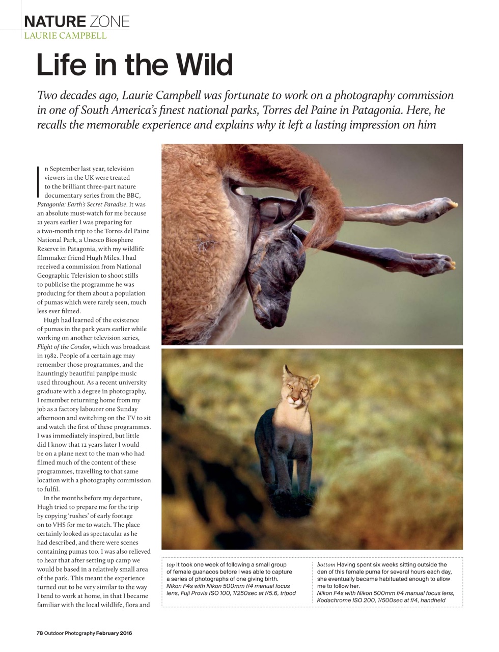 Outdoor Photography Preview Pages