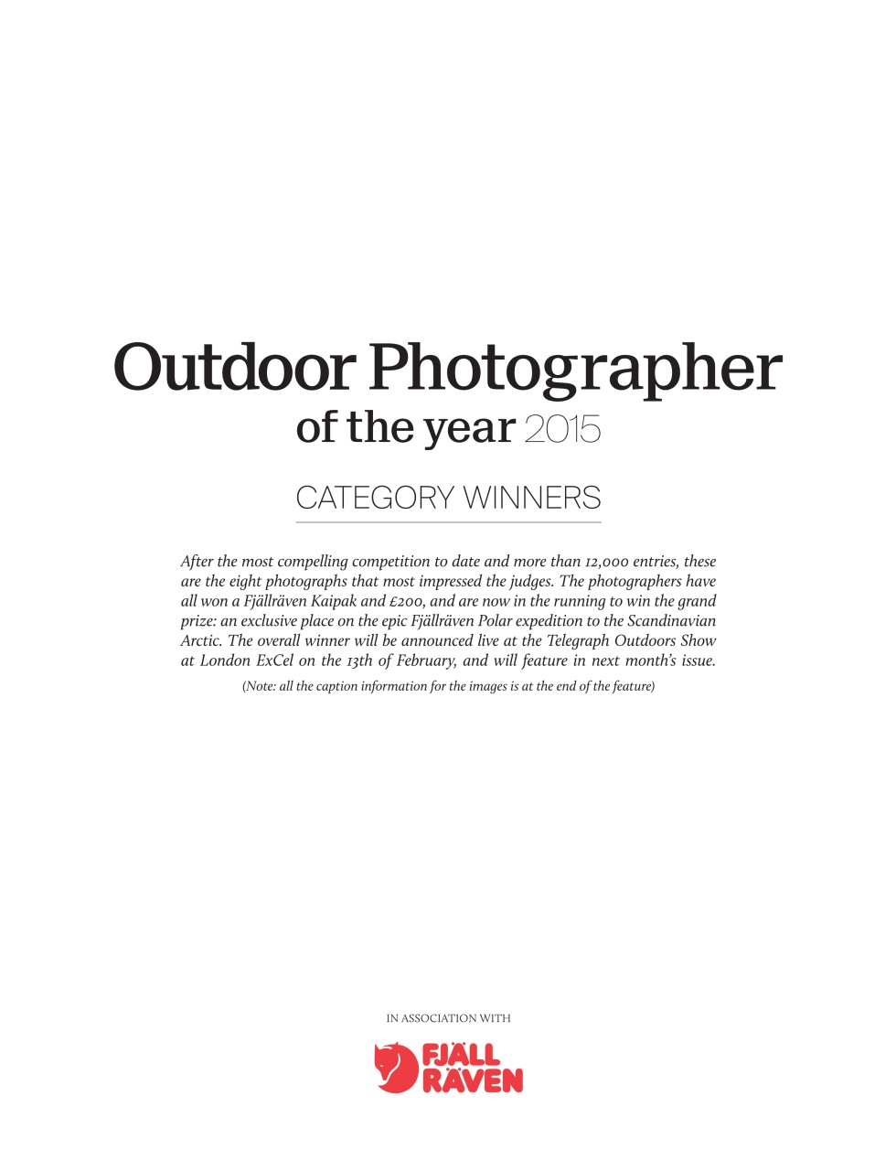 Outdoor Photography Preview Pages
