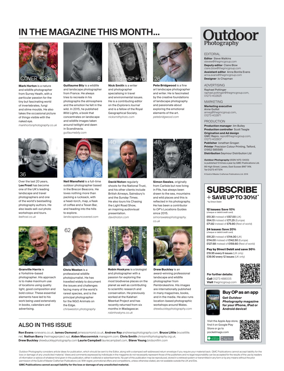 Outdoor Photography Preview Pages