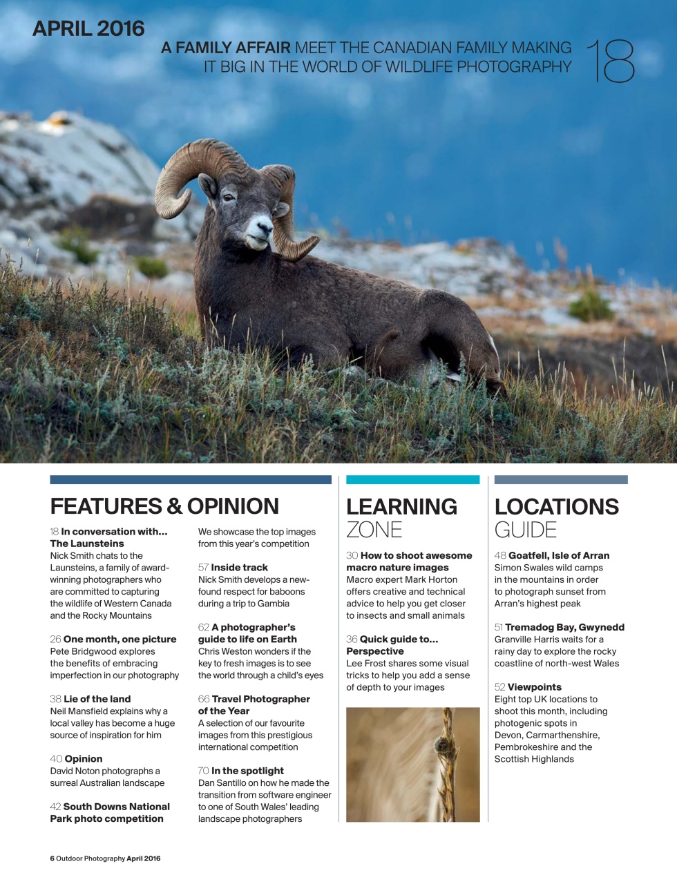 Outdoor Photography Preview Pages