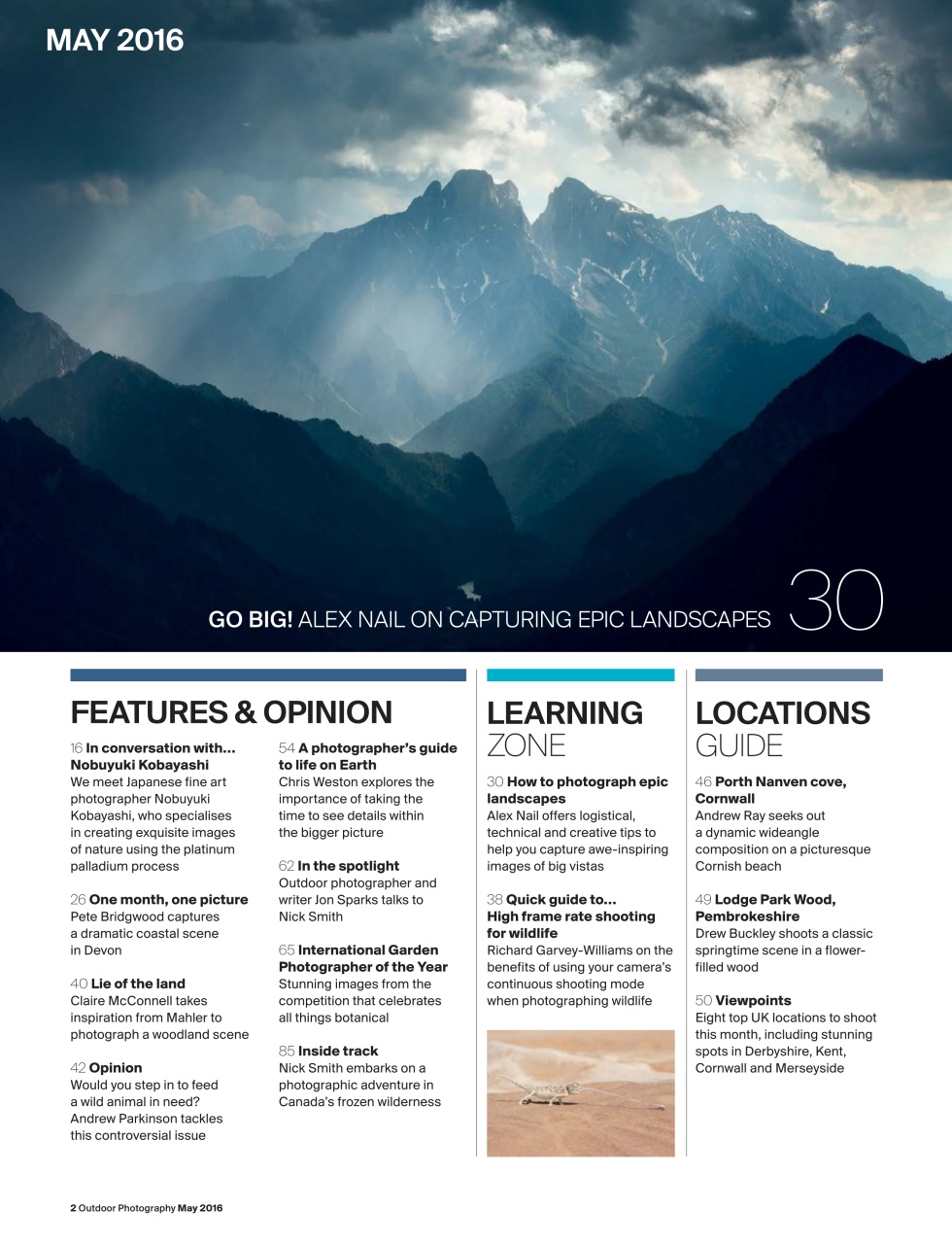Outdoor Photography Preview Pages
