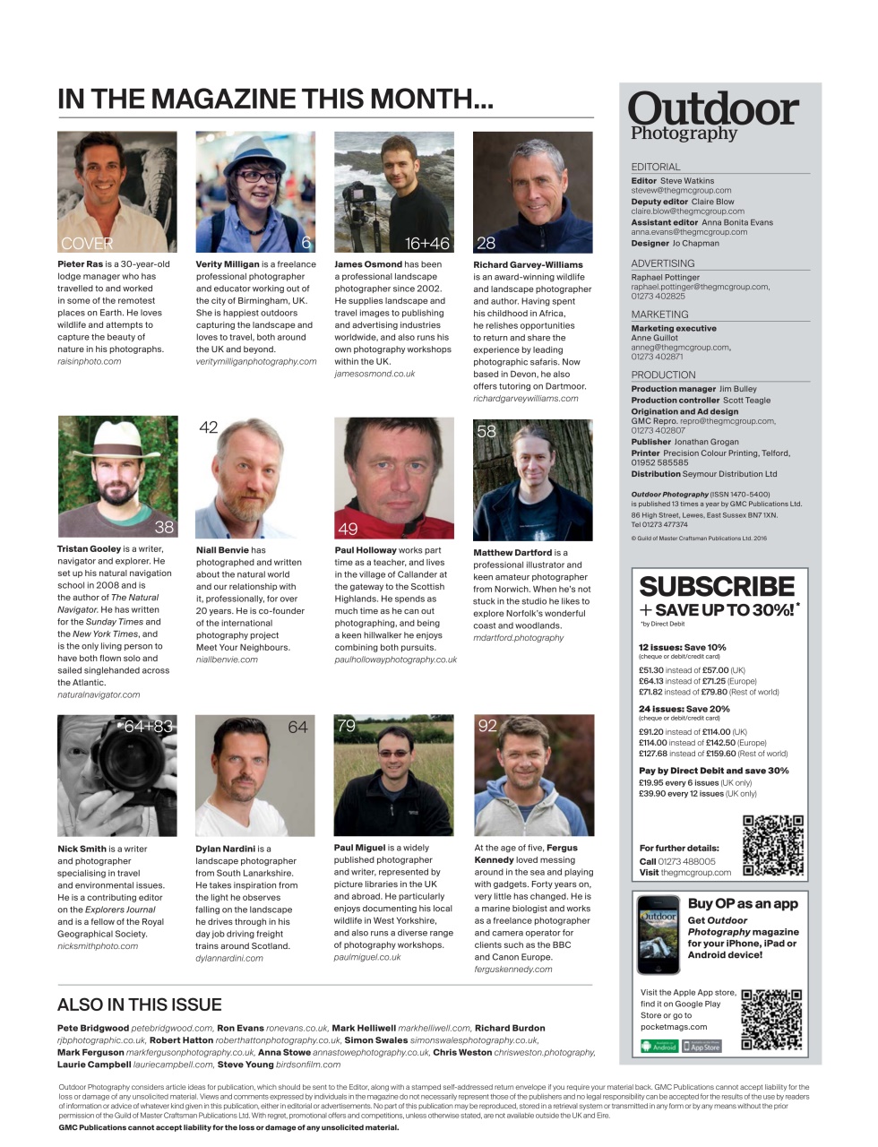 Outdoor Photography Preview Pages