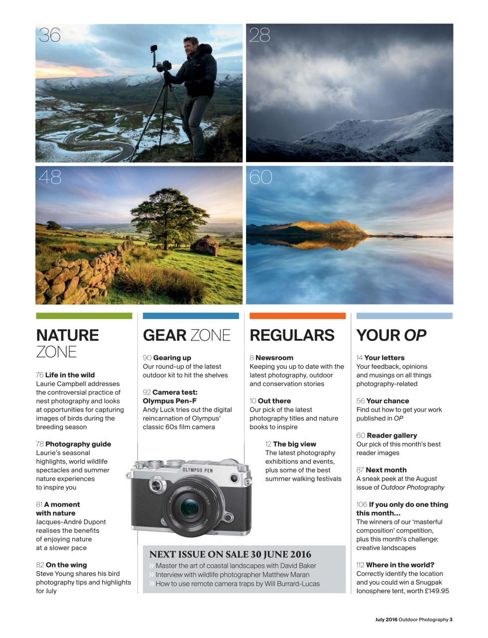 Outdoor Photography Preview Pages