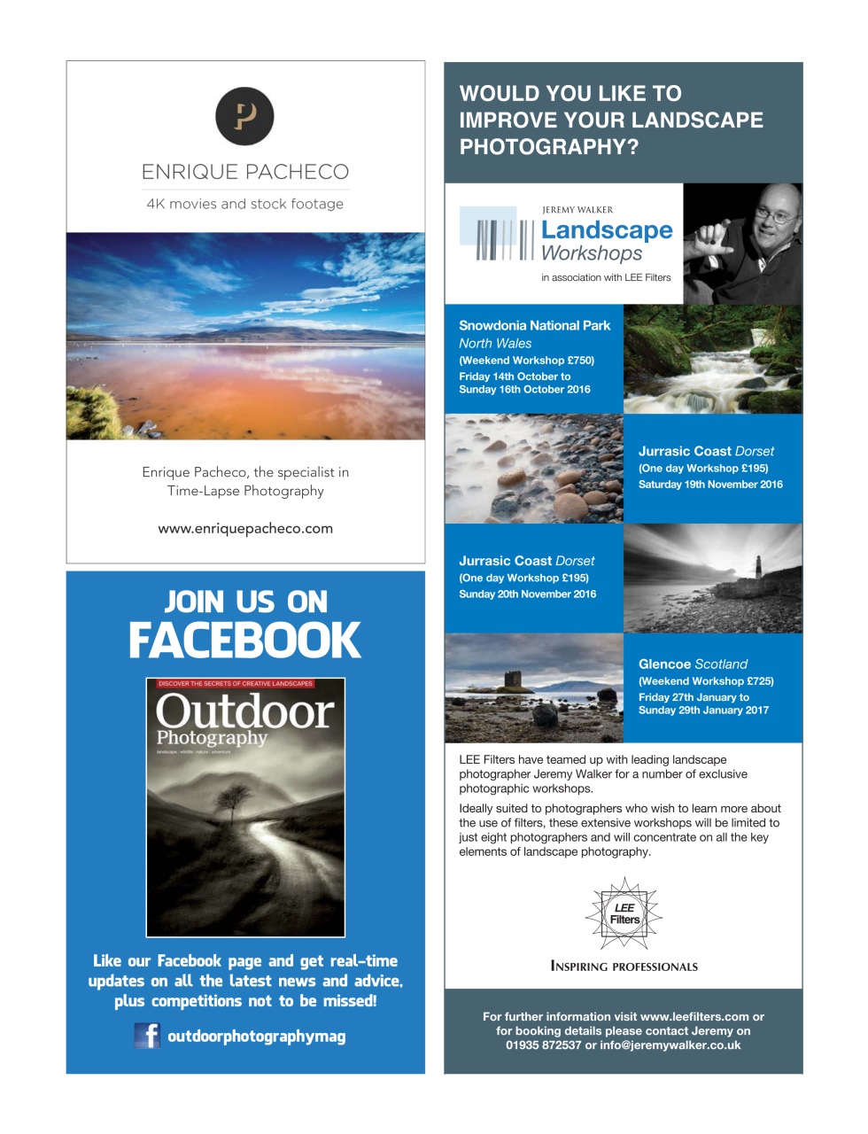 Outdoor Photography Preview Pages