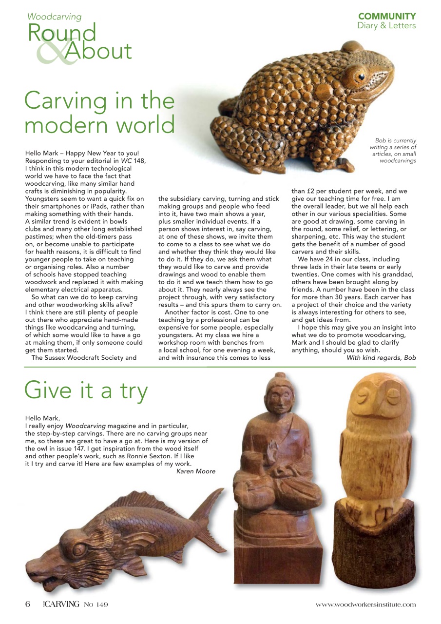 Woodcarving Preview Pages