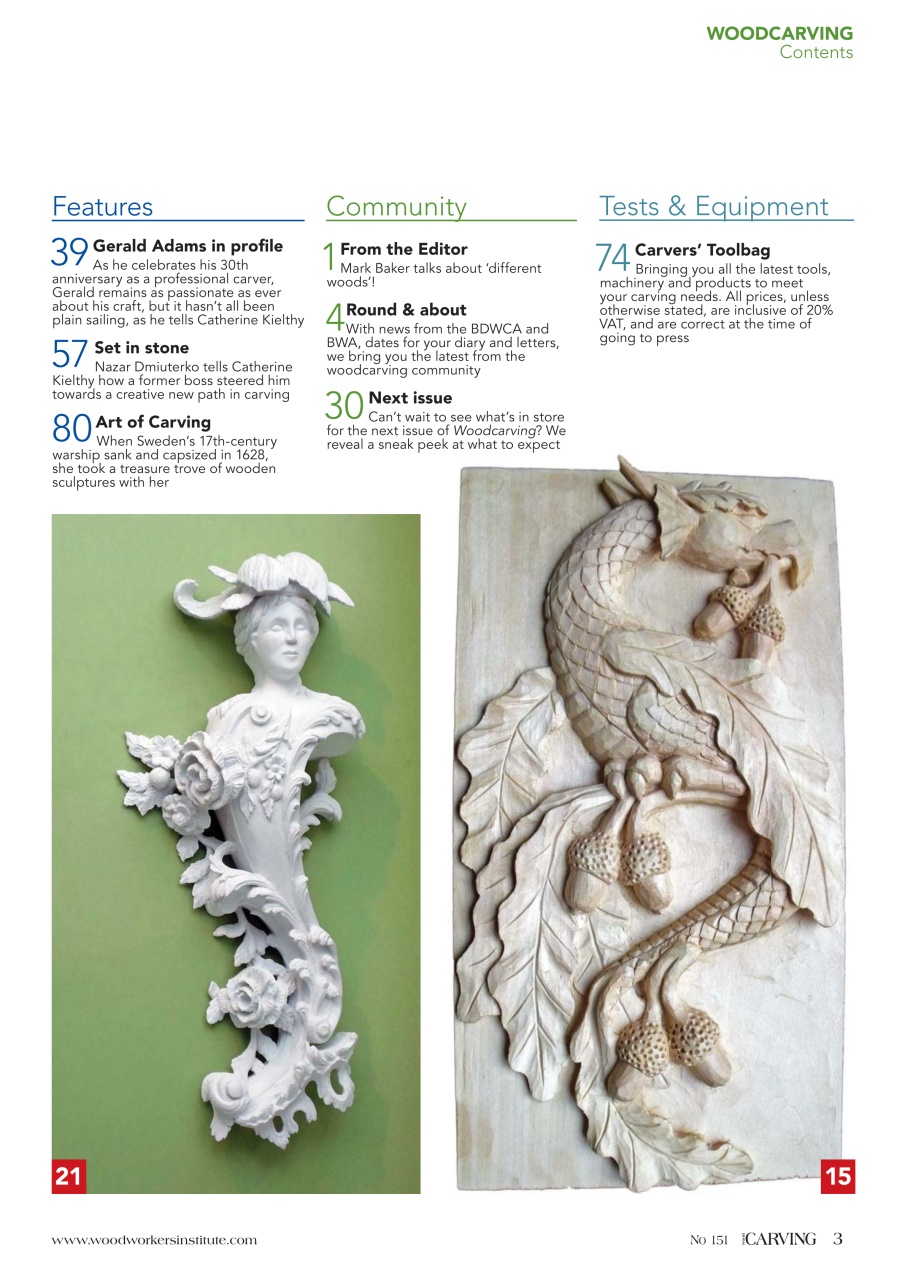 Woodcarving Preview Pages