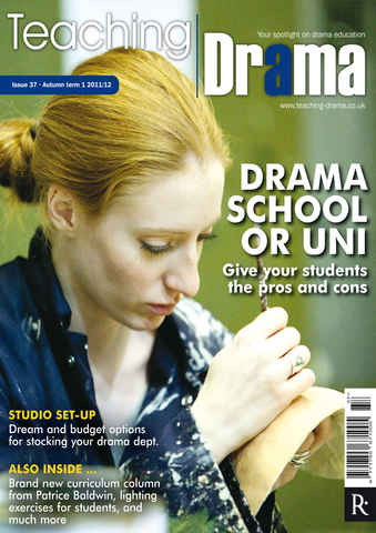 Drama and Theatre issue Autumn Term 1
