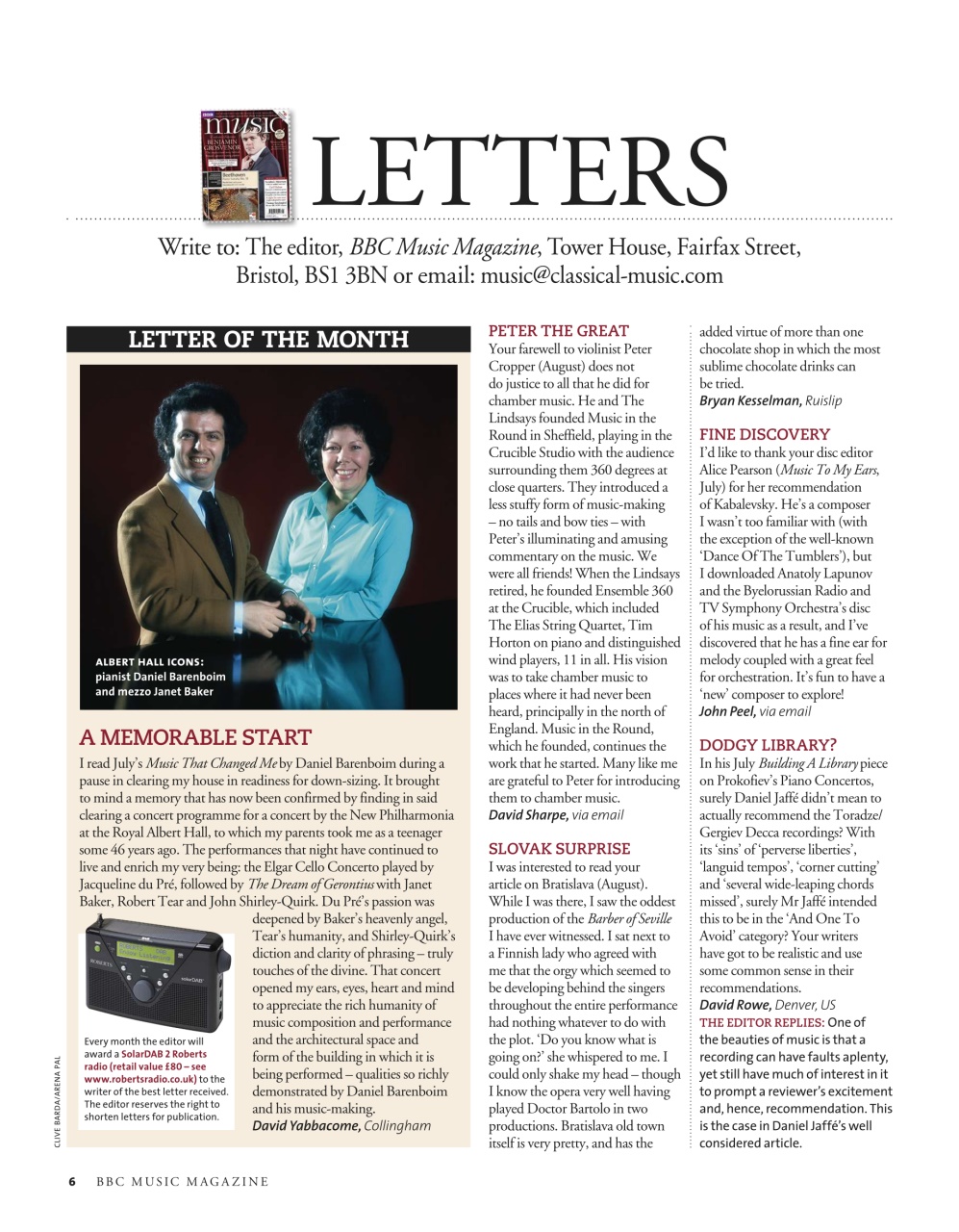 BBC Music Magazine Preview Pages