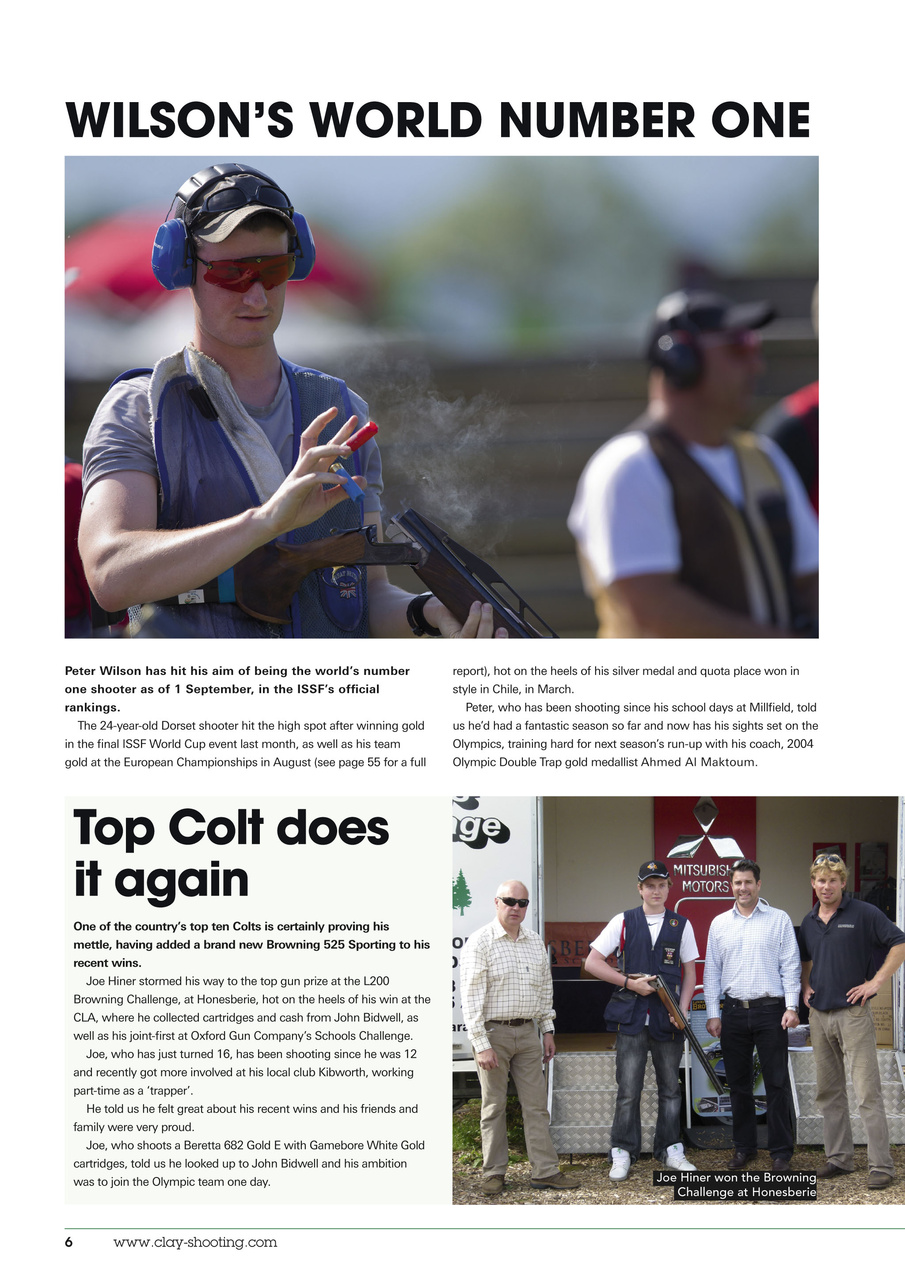 Clay Shooting Preview Pages